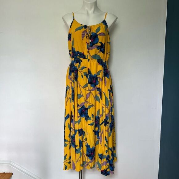 Republic Rayon Yellow Floral Maxi Dress - Picture 7 of 8